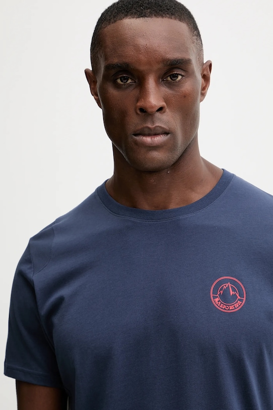 LA Sportiva tricou din bumbac Circle Logo bleumarin ZACT189