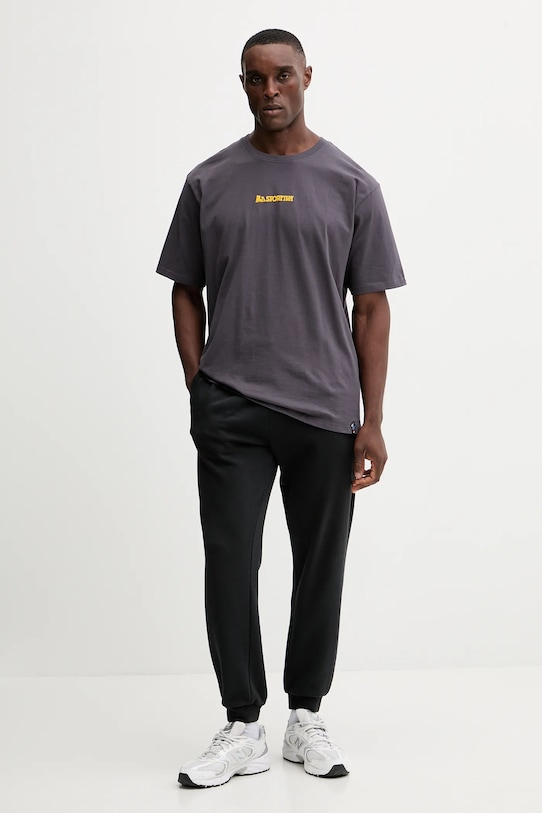 LA Sportiva t-shirt bawełniany Moon Climb ZACT193 szary AW25