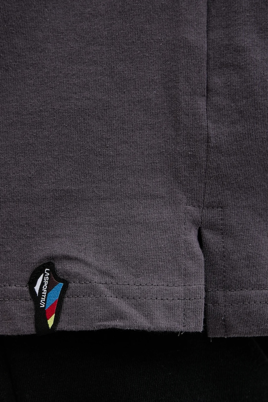 LA Sportiva t-shirt bawełniany Moon Climb ZACT193 szary