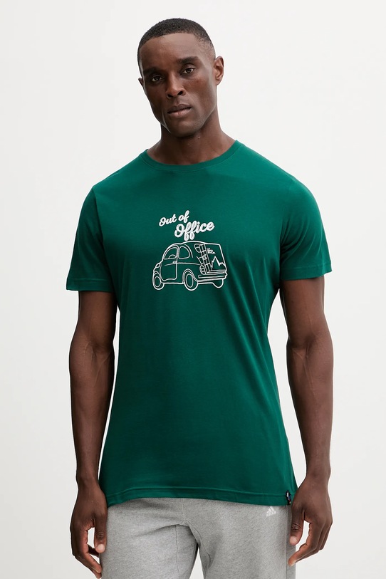 Хлопковая футболка LA Sportiva Cinquecento хлопок зелёный ZACT205