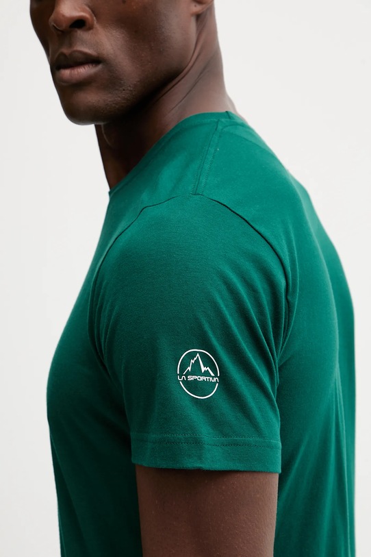 Хлопковая футболка LA Sportiva Cinquecento ZACT205 зелёный