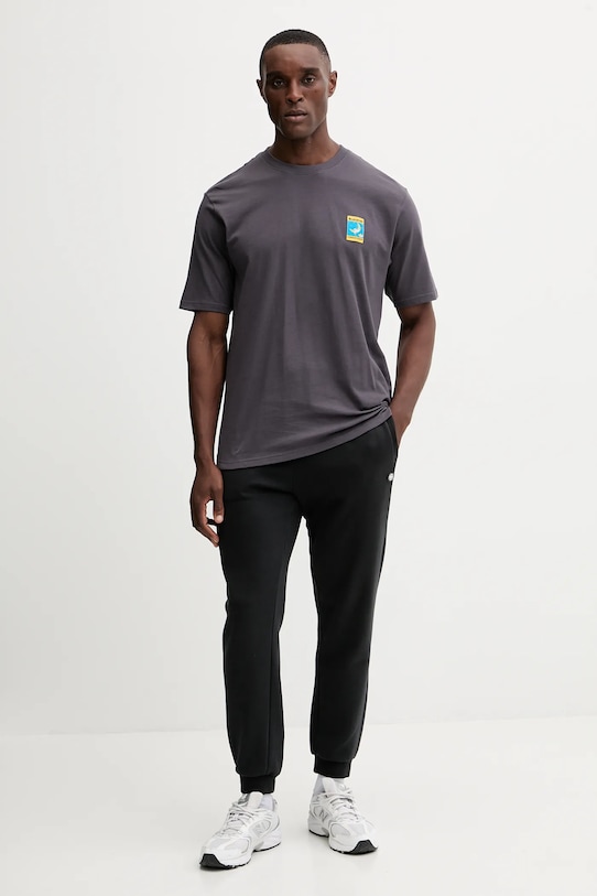 LA Sportiva t-shirt bawełniany Moon Patch ZACT231 szary AW25