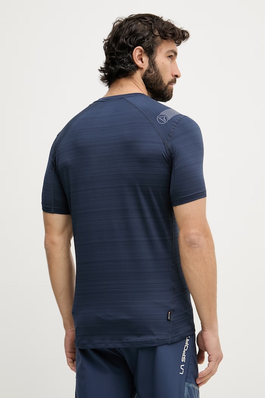 Odzież La Sportiva T-shirt sportowy męski Sunfire ZAST005 granatowy