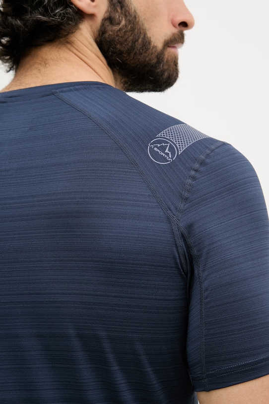 La Sportiva T-shirt sportowy męski Sunfire ZAST005 granatowy