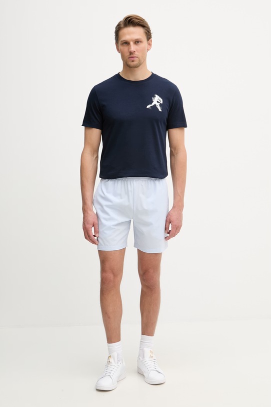 Lacoste majica za muškarce TH1044 mornarsko plava SS26