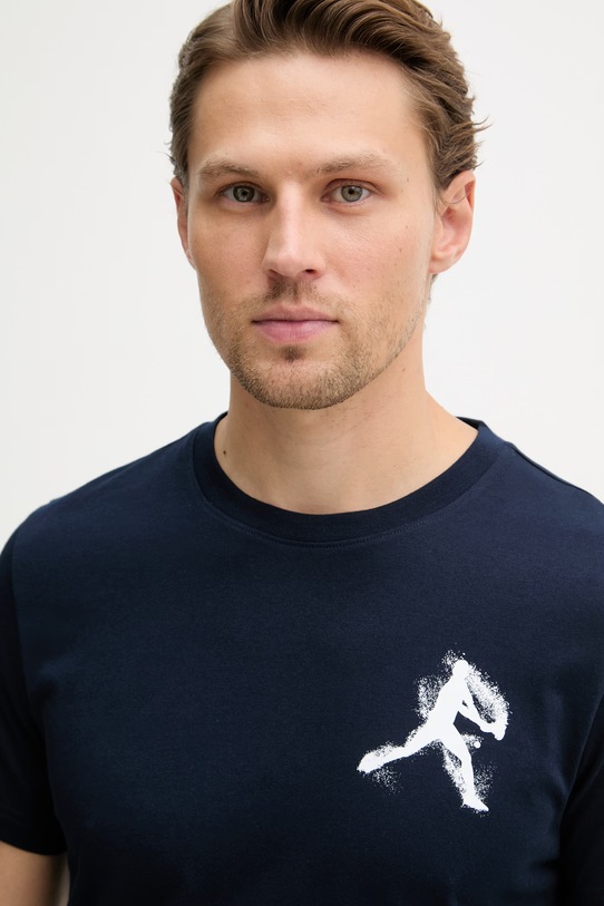 Lacoste majica za muškarce mornarsko plava TH1044