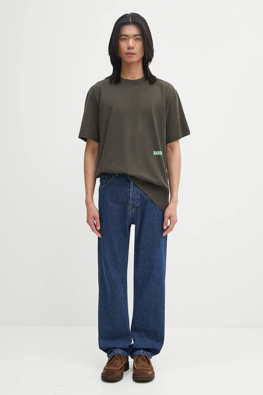 Βαμβακερό μπλουζάκι Barbour "Mr Solway" OS Graphic T-Shirt MTS1488OL52 πράσινο