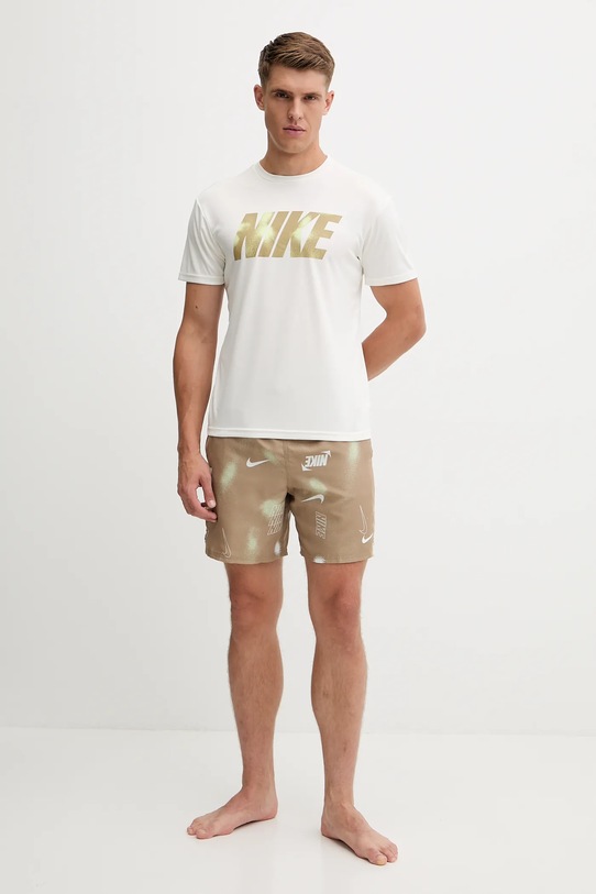 Nike t-shirt kąpielowy NESSF569 beżowy AW25