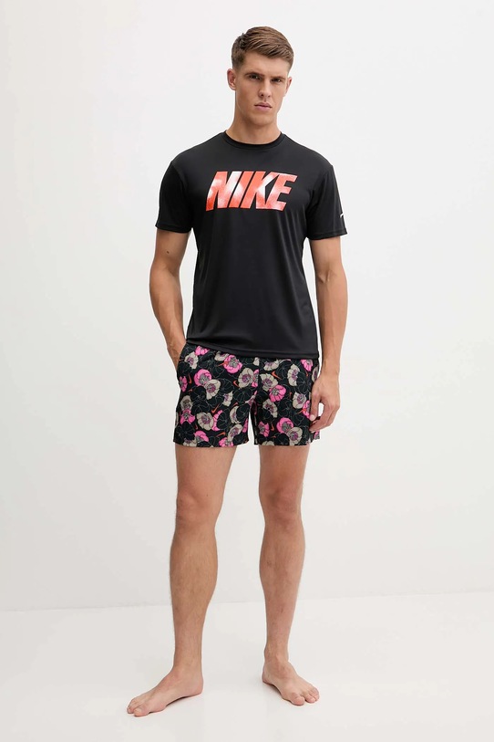 Nike t-shirt kąpielowy NESSF569 czarny AW25