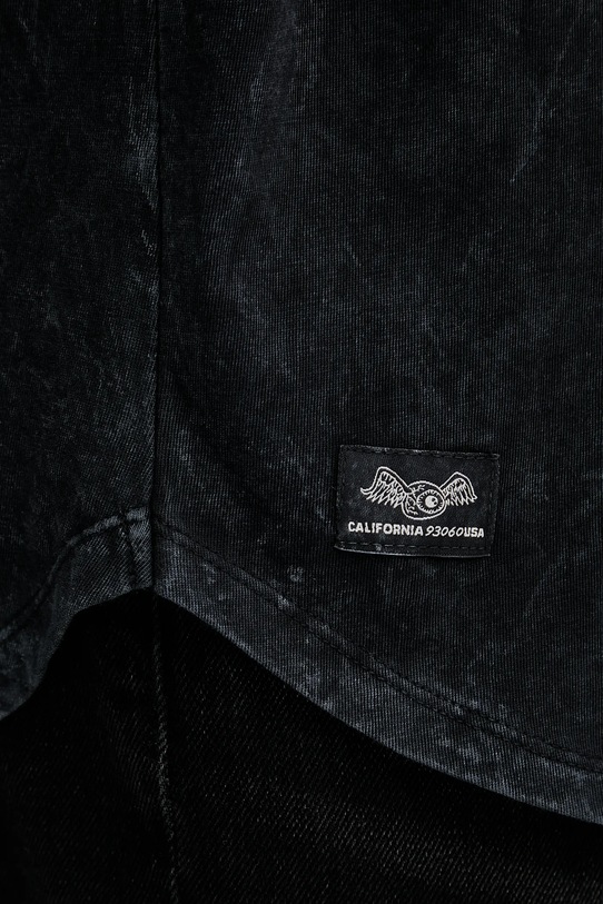 Von Dutch t-shirt bawełniany VD.1.H.TR.REAPER szary
