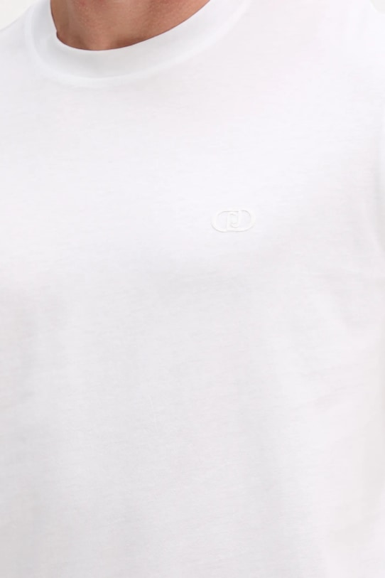 Liu Jo t-shirt bawełniany QXX077.J4799 biały