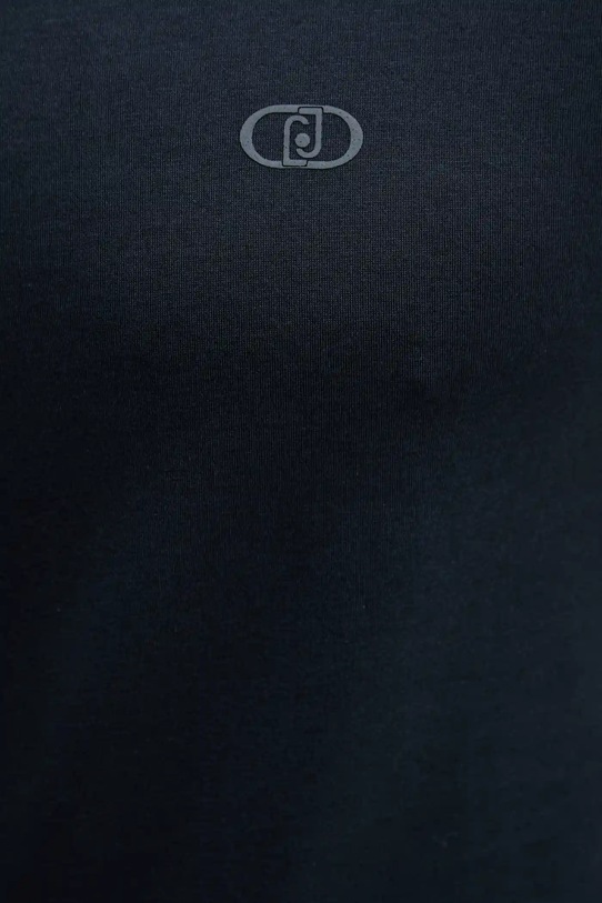 Liu Jo t-shirt bawełniany QXX077.J4799 granatowy