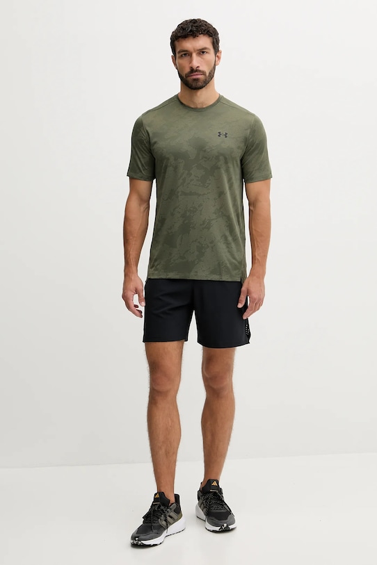 Under Armour t-shirt treningowy 1390047 zielony AW25