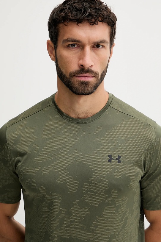 Under Armour t-shirt treningowy zielony 1390047