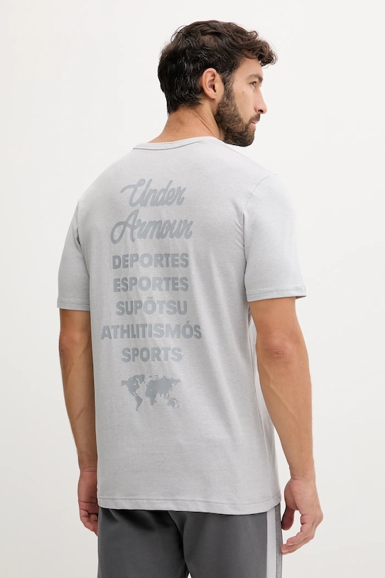 Under Armour t-shirt elasztánnal szürke 6004143