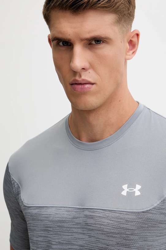 Under Armour t-shirt sportowy UA Tech Utility szary 6004965