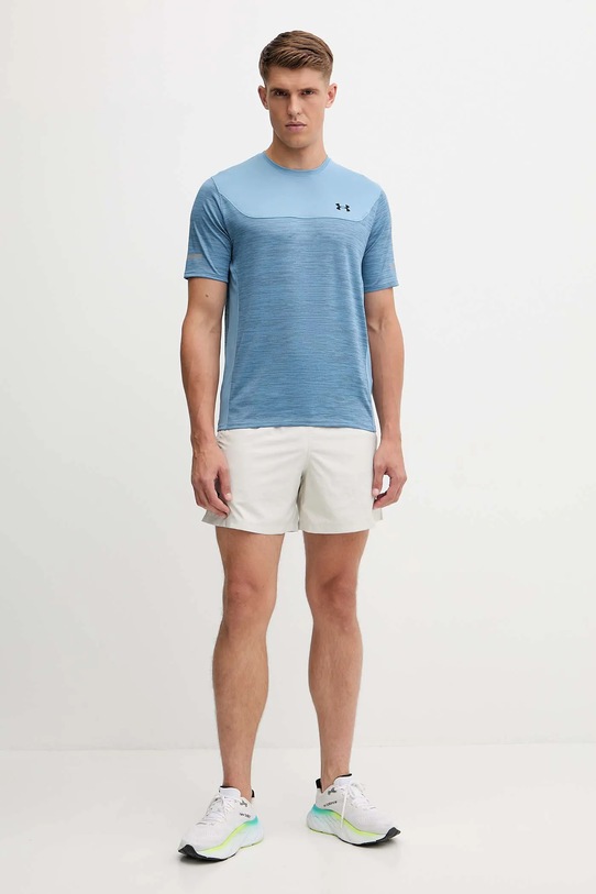 Under Armour t-shirt sportowy UA Tech Utility 6004965 niebieski AW25