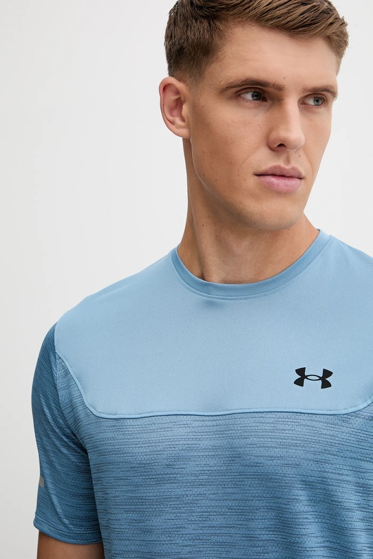 Under Armour t-shirt sportowy UA Tech Utility niebieski 6004965