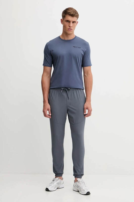 Under Armour t-shirt Project Rock 6005026 niebieski AW25