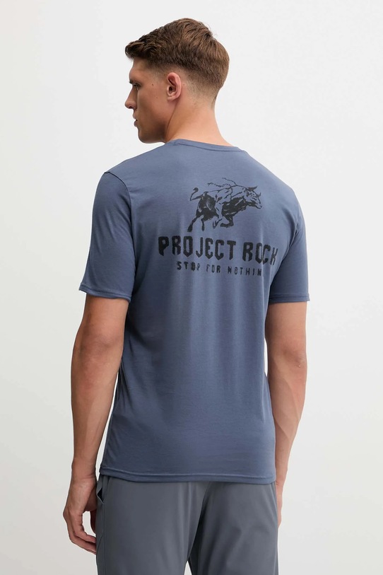 Odzież Under Armour t-shirt Project Rock 6005026 niebieski