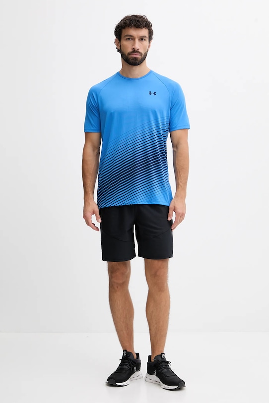 Under Armour t-shirt treningowy UA Tech Fade 6005916 niebieski AW25