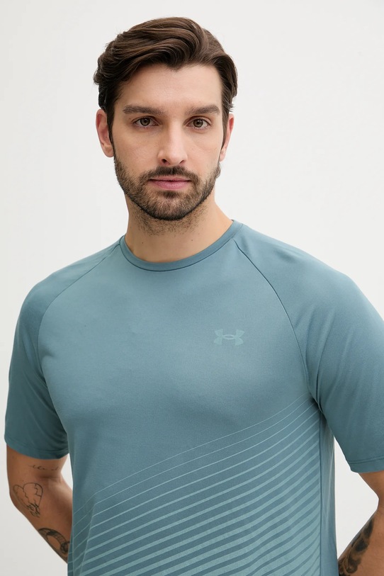 Under Armour t-shirt treningowy UA Tech Fade zielony 6005916
