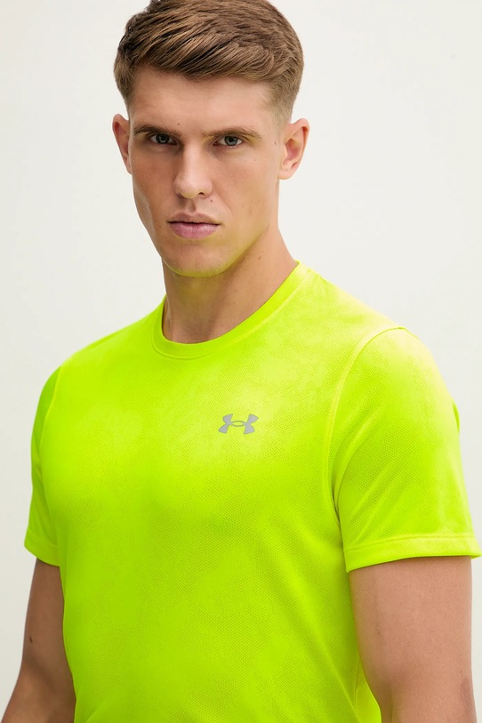 Under Armour t-shirt treningowy żółty 6006098