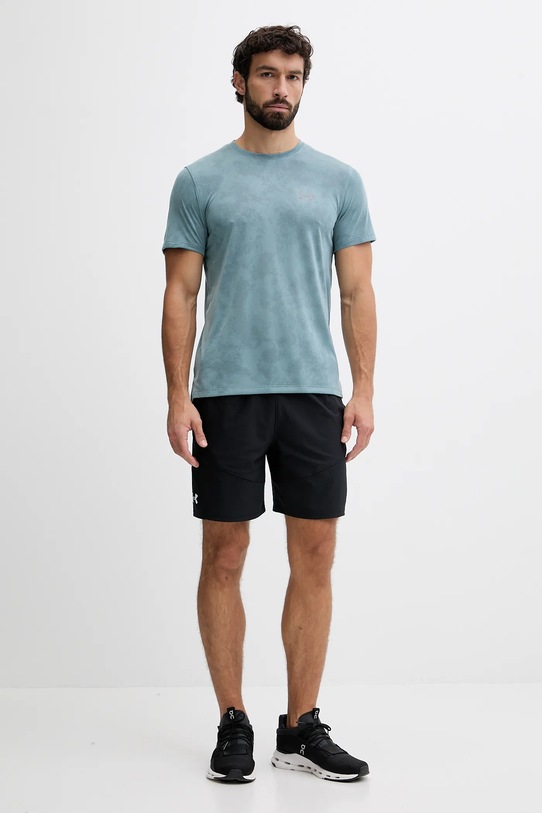 Under Armour t-shirt treningowy 6006098 turkusowy AW25