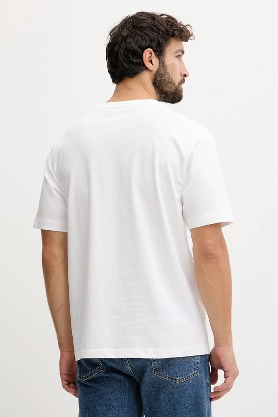 Odzież Lindbergh t-shirt bawełniany 30.400120C biały