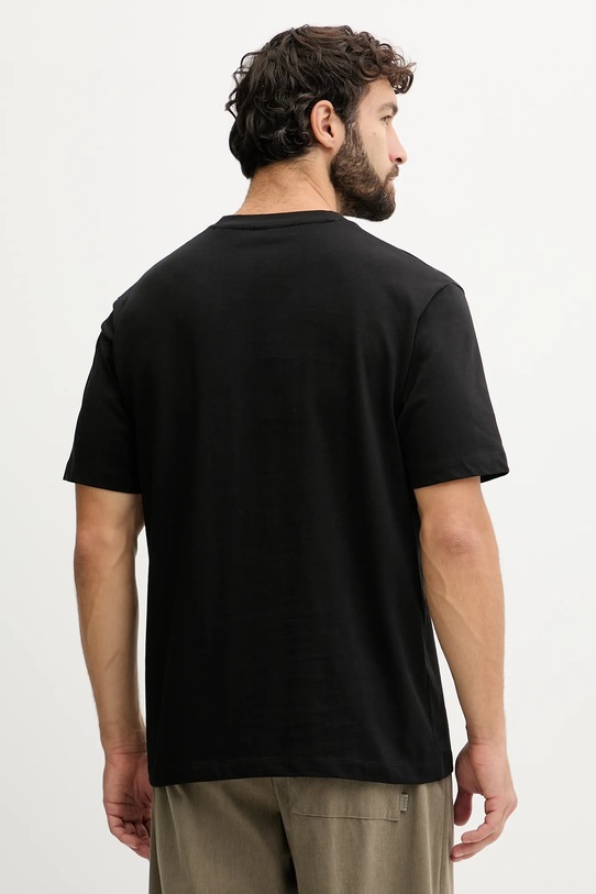 Odzież Lindbergh t-shirt bawełniany 30.400120C czarny