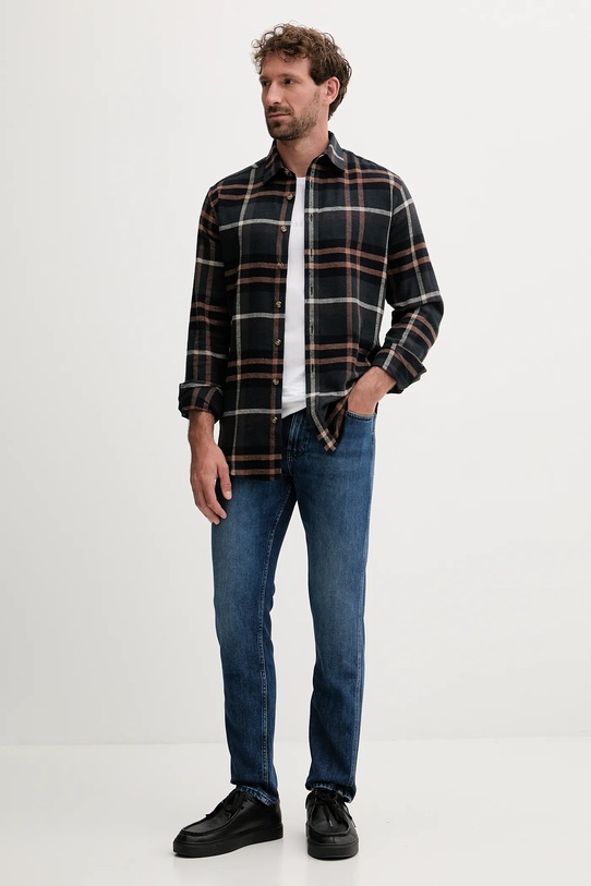 Lindbergh t-shirt bawełniany 30.400200B biały AW25