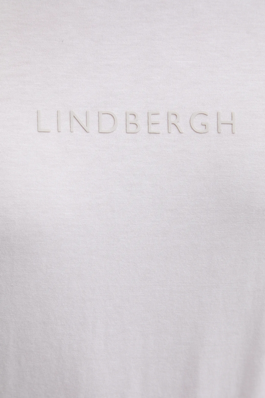 Lindbergh t-shirt bawełniany 30.400200B biały