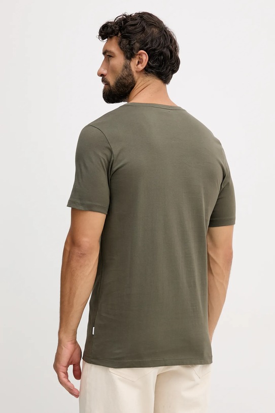 Odzież Lindbergh t-shirt bawełniany 30.400200B zielony