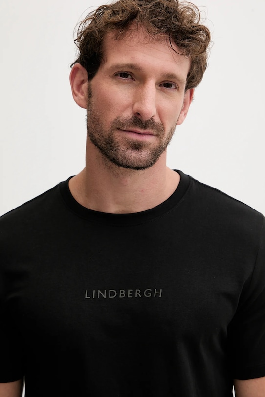 Хлопковая футболка Lindbergh чёрный 30.400200B