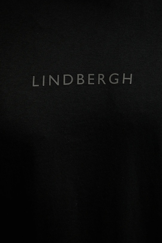 Lindbergh t-shirt bawełniany 30.400200B czarny