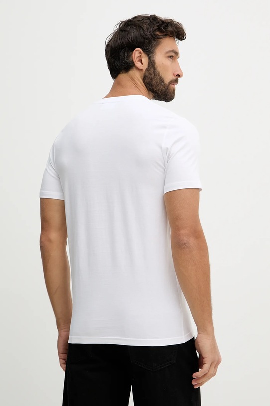 Odzież Lindbergh t-shirt bawełniany 30.400235 biały