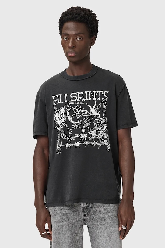 AllSaints t-shirt bawełniany CHINGFORD M002PD