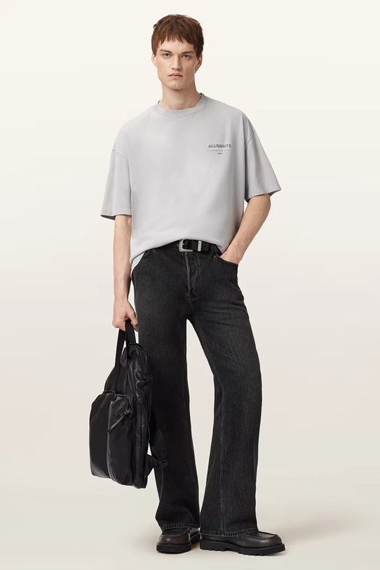 AllSaints tricou din bumbac FUTURE M006PD gri