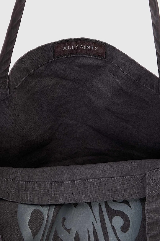 Аксессуары Хлопковая сумка AllSaints TRIPP M137XD серый