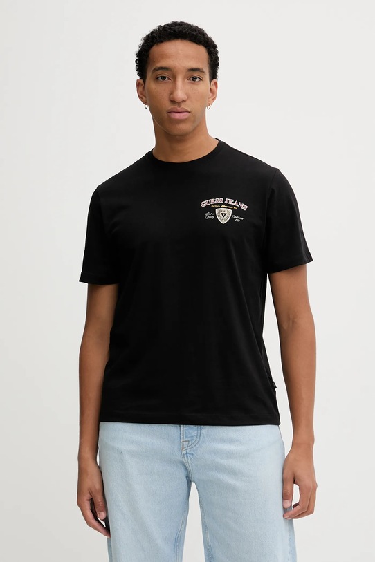 Odzież Guess Jeans t-shirt bawełniany M5BI41.K8FQ4 czarny