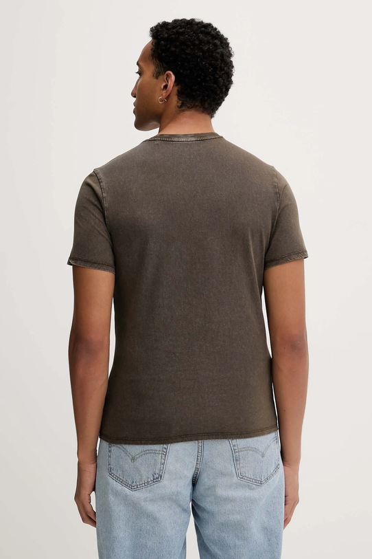 Odzież Guess Jeans t-shirt bawełniany M5BI27.K8HM0 brązowy