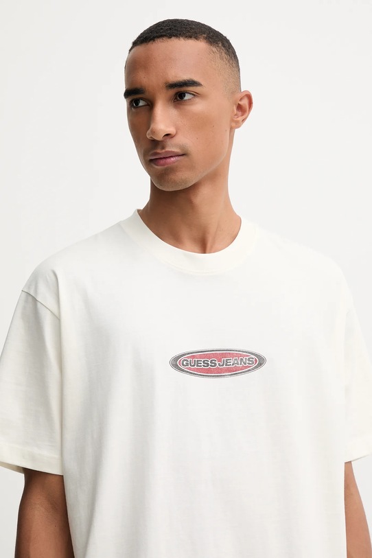 Guess Jeans t-shirt bawełniany beżowy M5BI29.K8FQ4