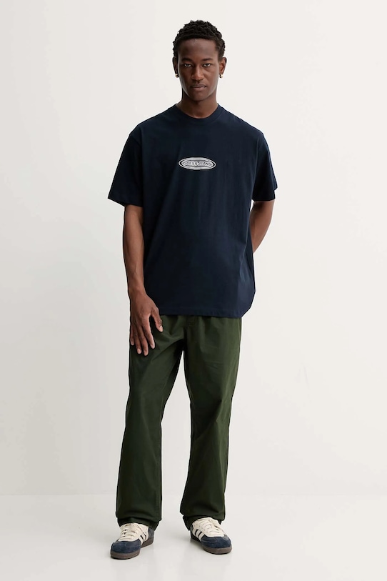 Guess Jeans t-shirt bawełniany M5BI29.K8FQ4 granatowy AW25