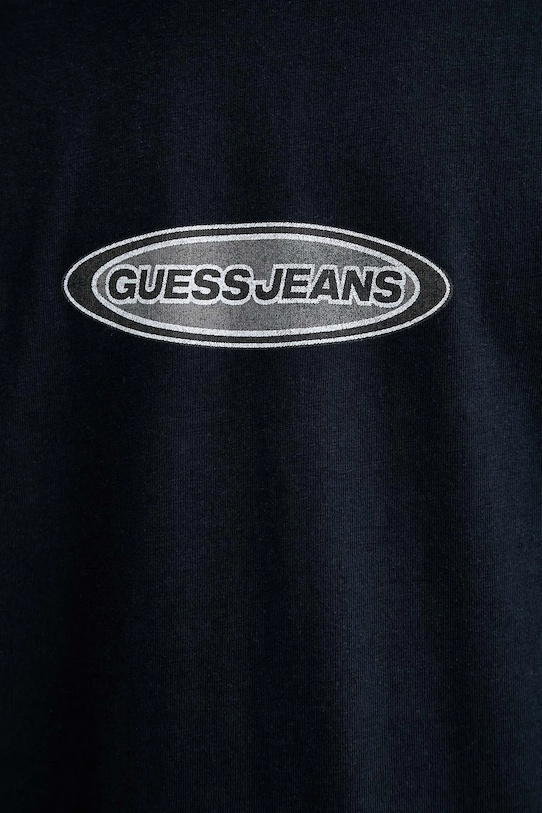 Guess Jeans t-shirt bawełniany M5BI29.K8FQ4 granatowy