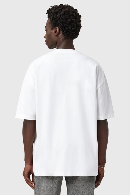 Odzież AllSaints t-shirt bawełniany WAVED M016JD biały