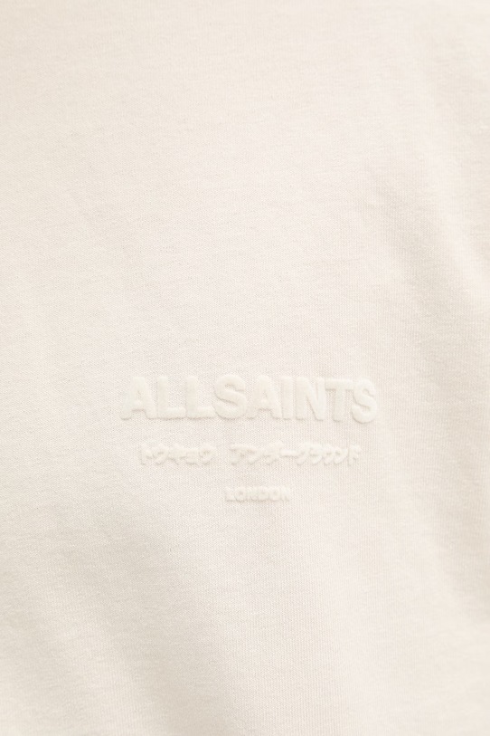 AllSaints t-shirt męski bawełniany XANDER M030JC beżowy