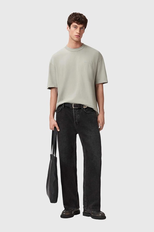AllSaints t-shirt bawełniany XANDER M030JC zielony