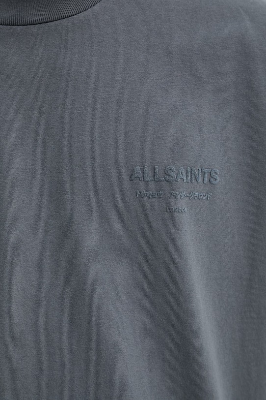 AllSaints t-shirt bawełniany XANDER M030JC szary