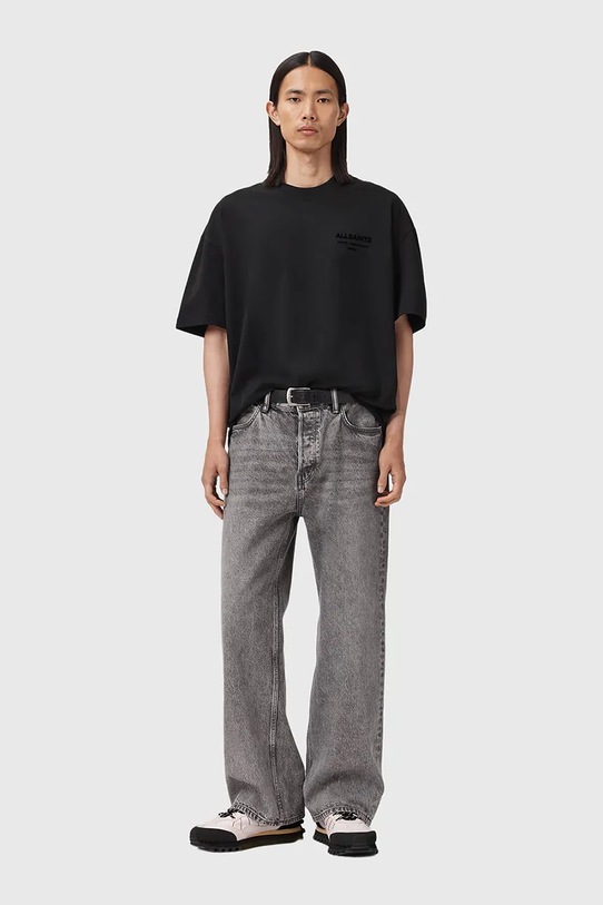 AllSaints t-shirt bawełniany XANDER czarny M030JC