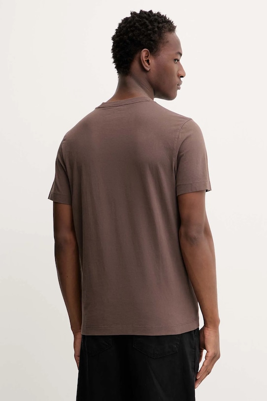 Odzież Abercrombie & Fitch t-shirt bawełniany KI124.5373.400 brązowy